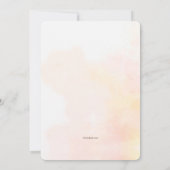 Rosen in Bloei Uitnodiging voor de Bruiloft (Achterkant)