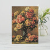 Rosen in een Vaas van Pierre Renoir (Staand voorkant)