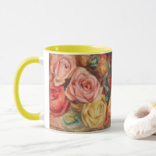 Rosen in een Vaas van Pierre Renoir Mok