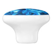 Rosen Keramische Trekker Knop (Zijkant)