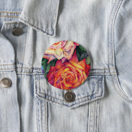 "Rosen" Knop Ronde Button 7,6 Cm (In situ)