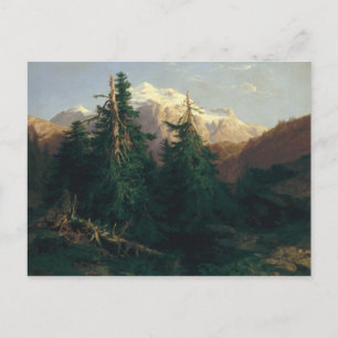 Rosen Lanigletscher, 1854 Briefkaart