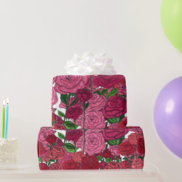 Rosen Machtigen Cadeaupapier