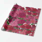 Rosen Machtigen Cadeaupapier (Uitgerold)
