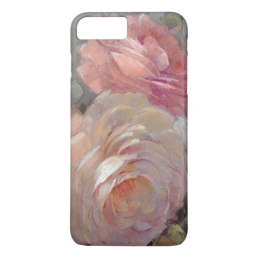 Rosen met Grijs Case-Mate iPhone Case (Achterkant)
