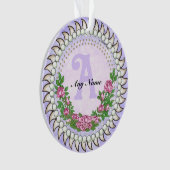 Rosen Monogram Ornament (voorkant)