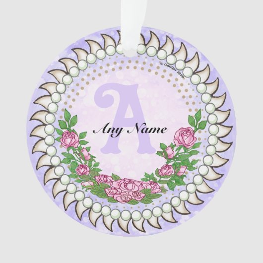 Rosen Monogram Ornament (voorkant)