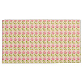 Rosen Muster rosa pink Kussensloop (Voorkant-Rechts)