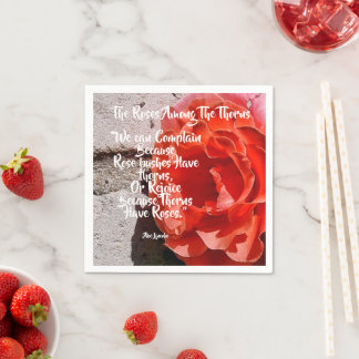 Rosen Onder de Doornen Papieren Servet