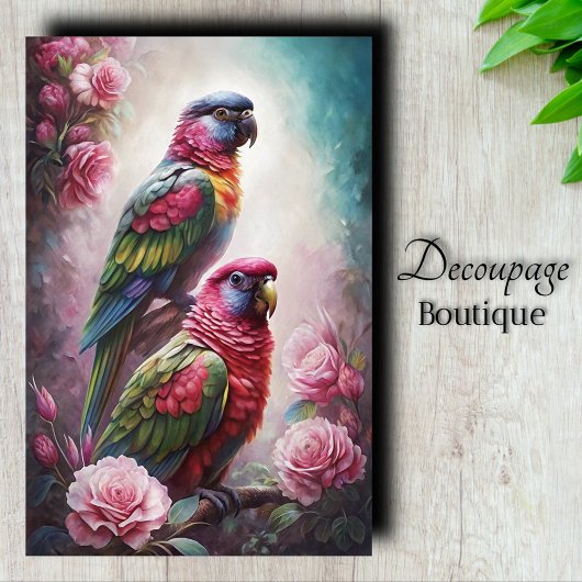 Rosen & Regenbogen Decoupage Tissuepapier