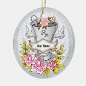 Rosen RX Vijzel Stamper Keramisch Ornament (Links)