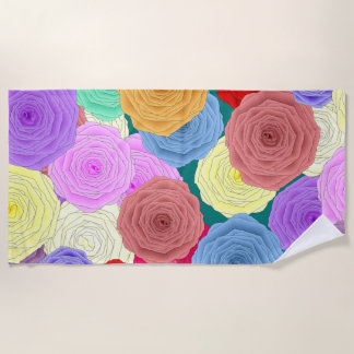 Rosen Strandhanddoek Strandlaken