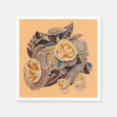 Rosen und Spitzen Servet (Voorkant)