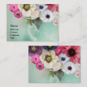 ROSEN VAN WITTE PIJN EN VAN ANEMONSENSTROMEN VISITEKAARTJE (Voorkant / Achterkant)