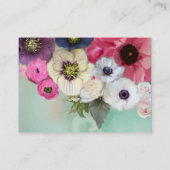 ROSEN VAN WITTE PIJN EN VAN ANEMONSENSTROMEN VISITEKAARTJE (Achterkant)