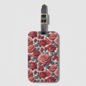 Rosen zijn rood bagagelabel (Voorkant (verticaal))