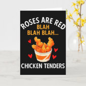 Rosen zijn rood Blah Blah Kipfilet Liefhebber Vale Kaart (Gele Bloem)