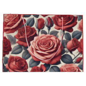 Rosen zijn rood groot cadeauzakje (Achterkant)