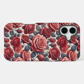 Rosen zijn rood iPhone hoesje (Achterkant horizontaal)