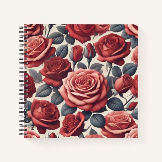 Rosen zijn rood notitieboek (Voorkant)