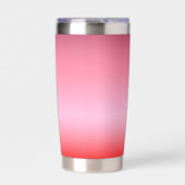 Rosen zijn Rood Reiziger Gradiënt Personaliseerbaa Geïsoleerde Drinkbeker (Voorkant)
