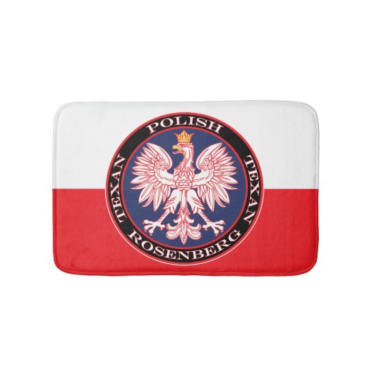 Rosenberg Ronde Poolse Texan Badmat (Voorkant)