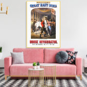 Rosenbergs Great East India Horse Invigorator. Canvas Afdruk (Insitu (Woonkamer))
