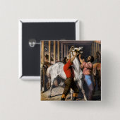 Rosenbergs Great East India Horse Invigorator. Vierkante Button 5,1 Cm (Voorkant /achterkant)