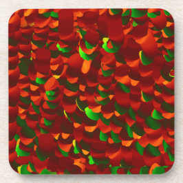  Rosenblätter abstrakt Bier Onderzetter