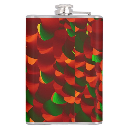  Rosenblätter abstrakt Heupfles (Achterkant)