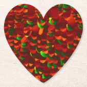 Rosenblätter abstrakt Kartonnen Onderzetters (Voorkant)