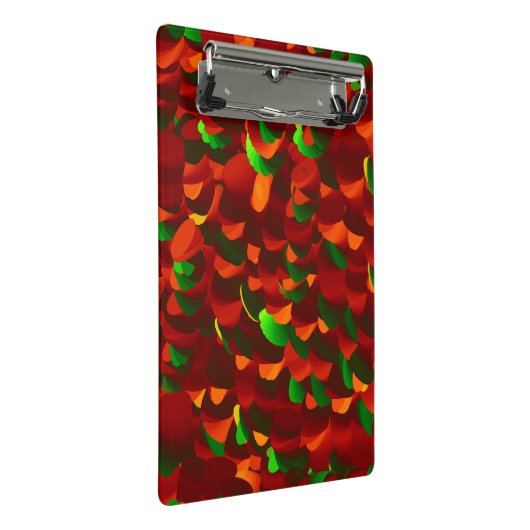  Rosenblätter abstrakt Mini Klembord (Schuin)