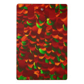  Rosenblätter abstrakt Mini Klembord (Achterkant)