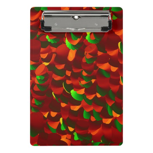  Rosenblätter abstrakt Mini Klembord (Voorkant)