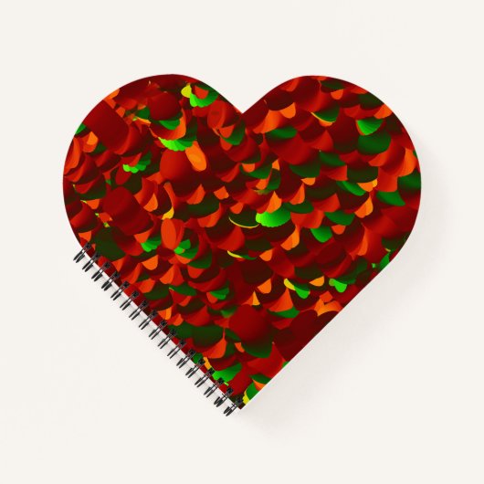  Rosenblätter abstrakt Notitieboek (Voorkant)