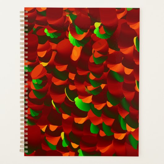  Rosenblätter abstrakt Planner (Voorkant)