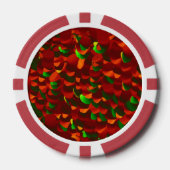  Rosenblätter abstrakt Poker Chips (Voorkant)