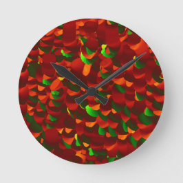  Rosenblätter abstrakt Ronde Klok