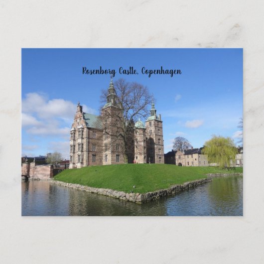 Rosenborg Castle, Kopenhagen, Denemarken Briefkaart (Voorkant)