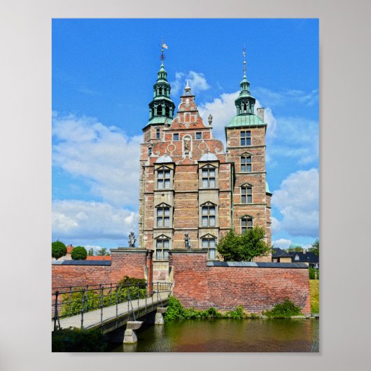 Rosenborg Castle, Kopenhagen, Denemarken Poster (Voorkant)