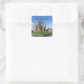 Rosenborg Castle, Kopenhagen, Denemarken Vierkante Sticker (Tas)