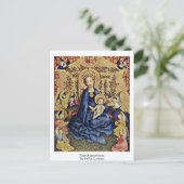 Rosenhagmadonna door Stefan Lochner Briefkaart (Staand voorkant)