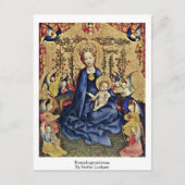 Rosenhagmadonna door Stefan Lochner Briefkaart (Voorkant)