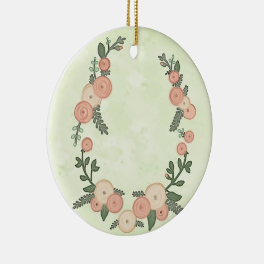 Rosenkranz Keramisch Ornament (Rechts)