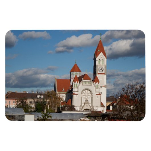 Rosenkranzkirche, parochie Hetzendorf Magneet (Horizontaal)