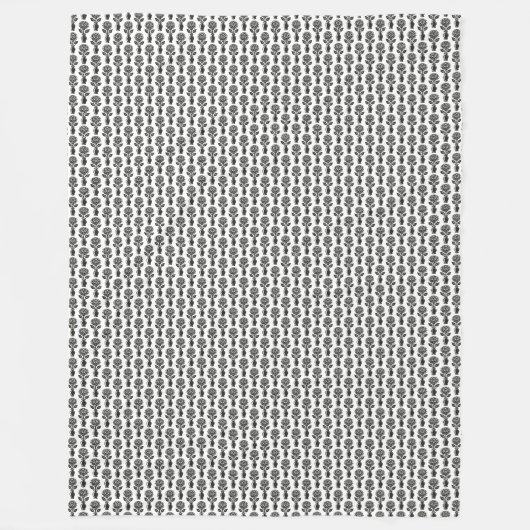 Rosenogen Fleece Deken (Voorkant)