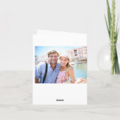 Rosentuin | Bruiloft Dank Je Bedankkaart (Achterkant)