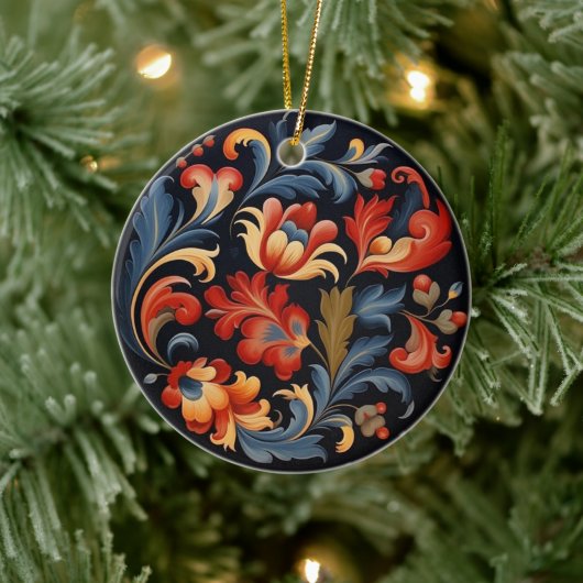 Rosepaint Modern 1 van 6 Keramisch Ornament (Boom)