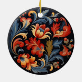 Rosepaint Modern 1 van 6 Keramisch Ornament (Achterkant)