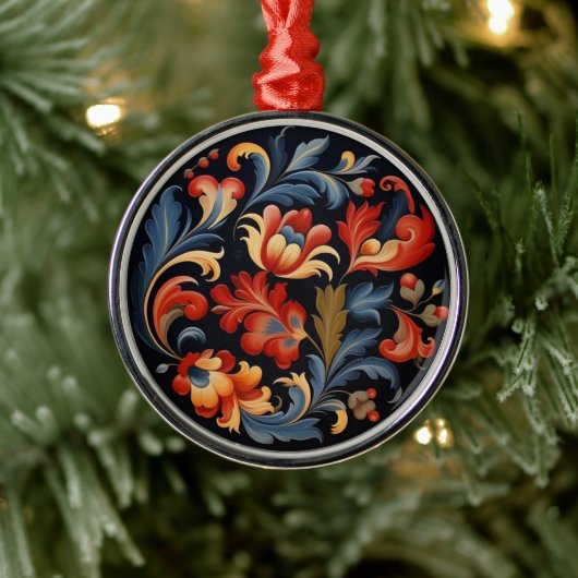 Rosepaint Modern 1 van 6 Metalen Ornament (Boom)